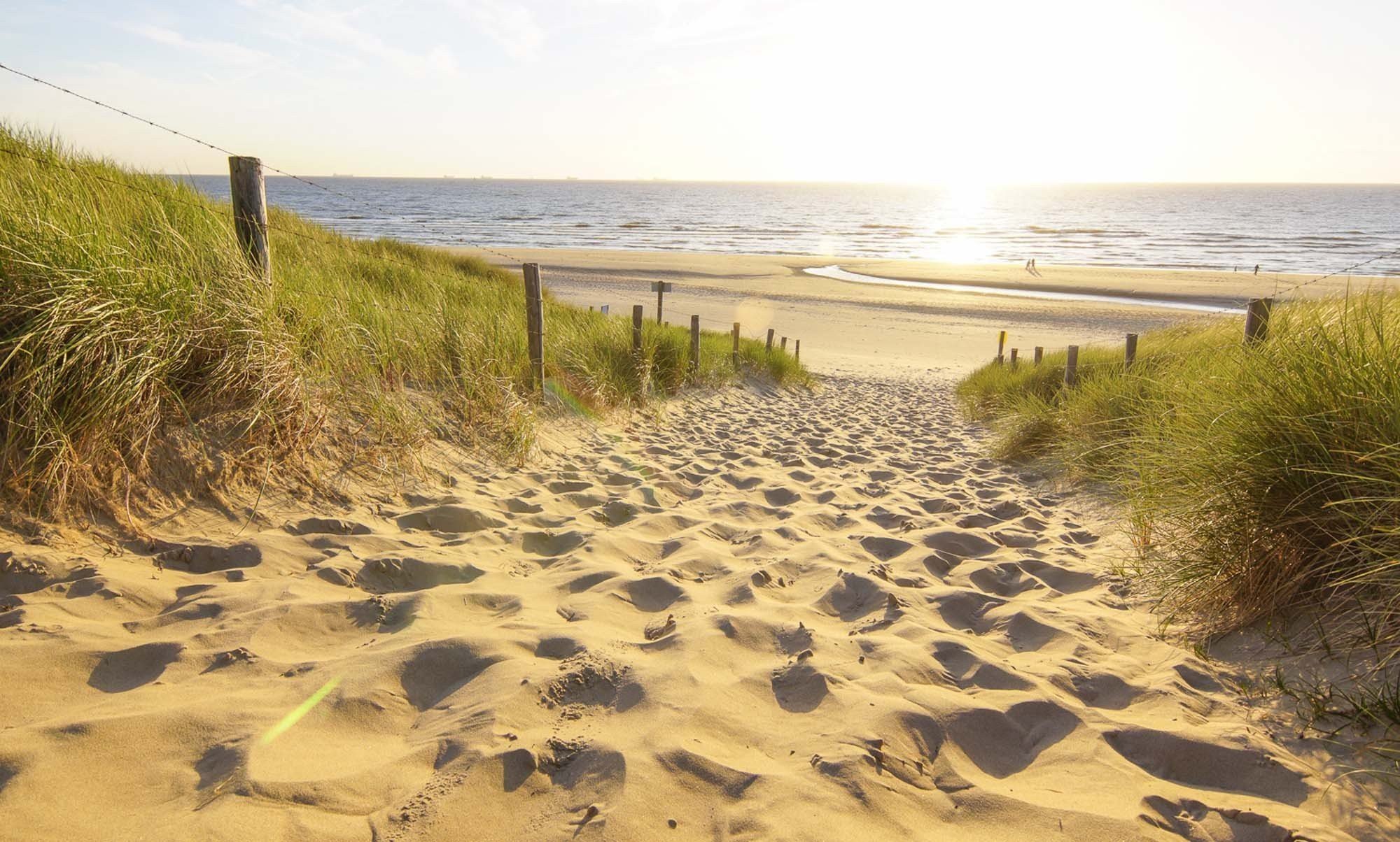 Camping pr&egrave;s de la plage en Hollande