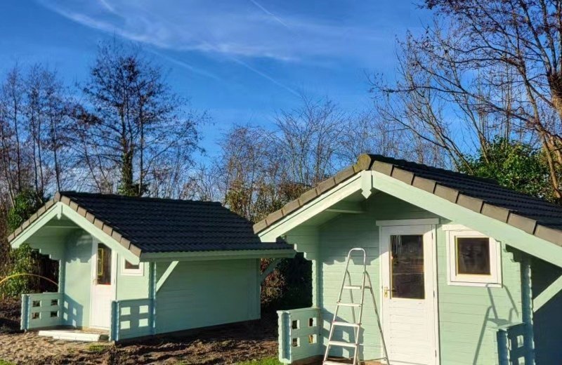 Koningshof holland nouveau look pour les cabanes en bois 4